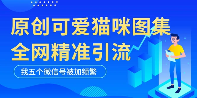 图片[1]-黑科技纯原创可爱猫咪图片，全网精准引流，实操5个VX号被加频繁-臭虾米项目网