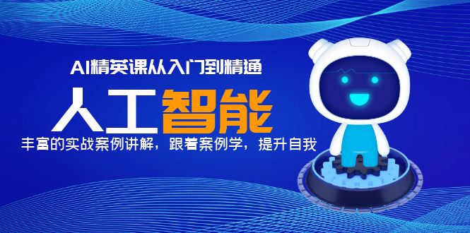 图片[1]-AI精英课从入门到精通，丰富的实战案例讲解，跟着案例学，提升自我！-多课资源站
